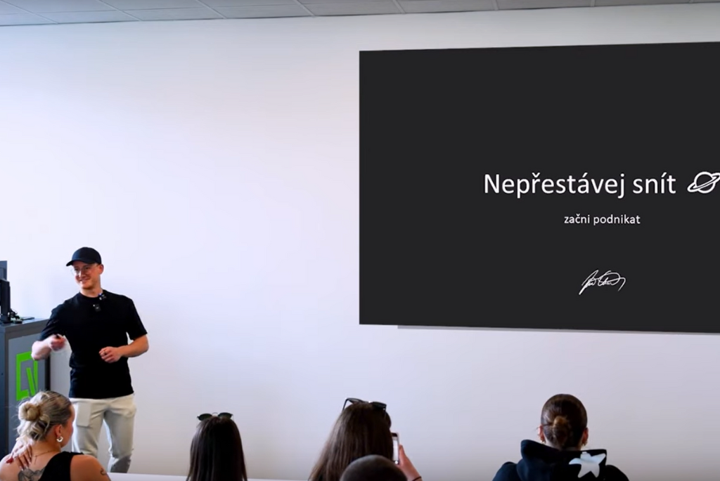 Jiří Vacek, startupista a freelance videomaker